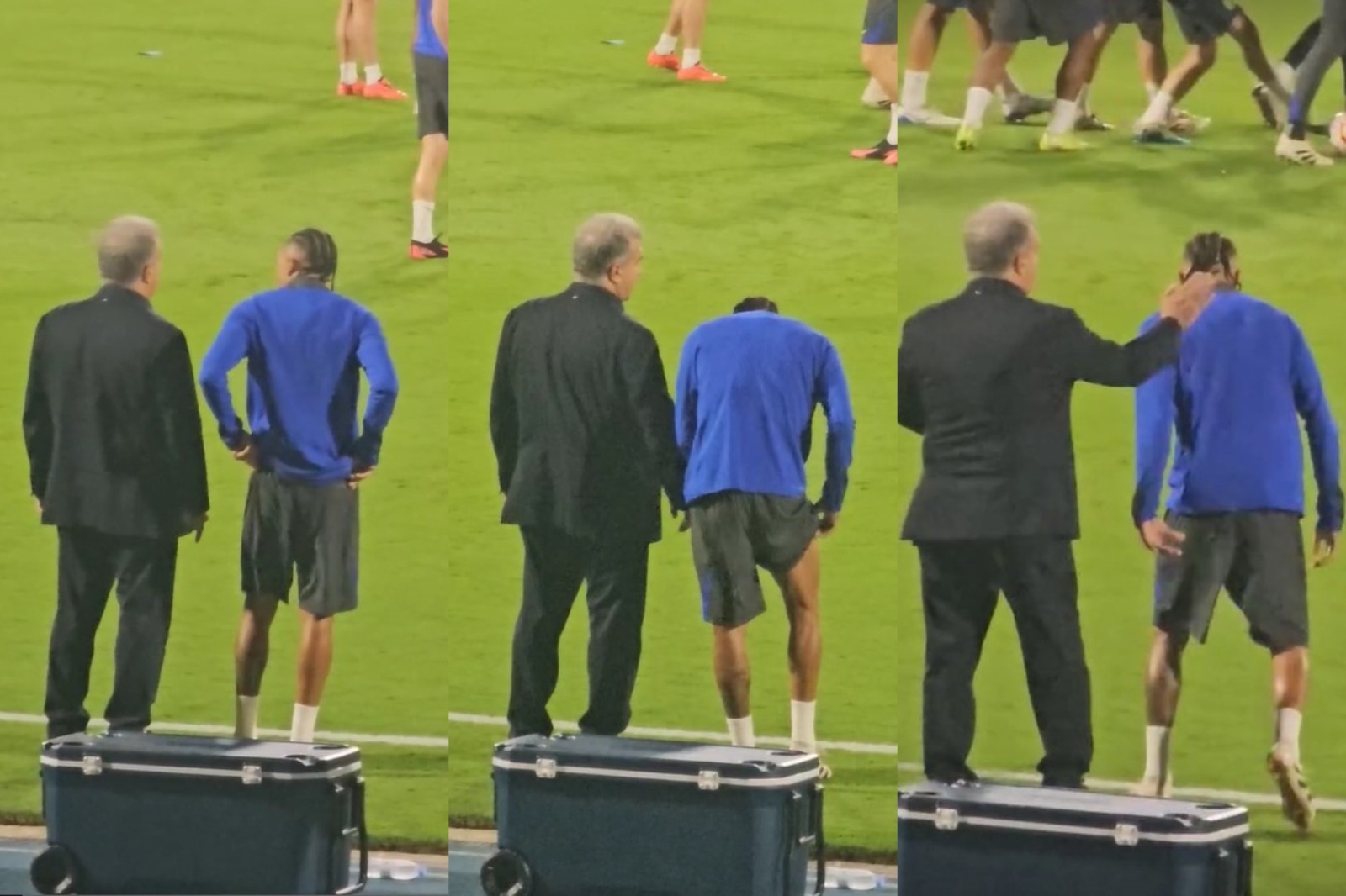 两队的相遇 两队的相遇